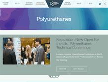 Tablet Screenshot of polyurethane.americanchemistry.com