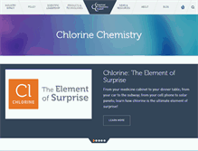 Tablet Screenshot of chlorine.americanchemistry.com